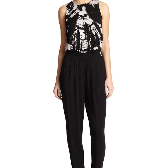 Gypsy 05 Pants - Gypsy 05 open back tie dye jumpsuit xs black